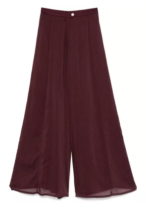 Forte Forte cropped palazzo pants - Red