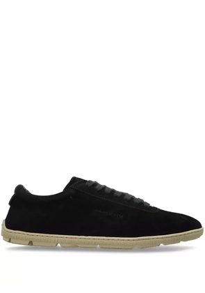 Giorgio Armani suede sneakers - Black