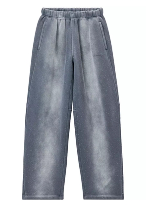Alexander Wang crystal-embellished track pants - Grey