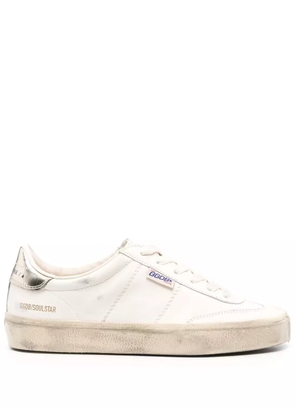 Golden Goose Soul Star distressed leather sneakers - Neutrals