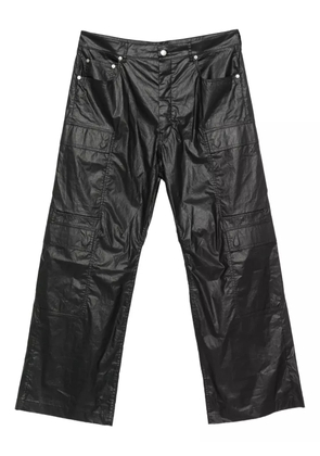 Rick Owens cargo-pocket cotton-blend trousers - Black