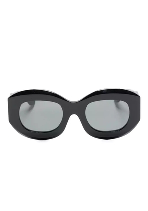 Thierry Lasry Trophy oval-frame sunglasses - 101 BLACK