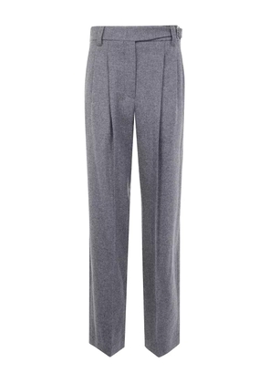 Brunello Cucinelli pleated belted trousers - Grey