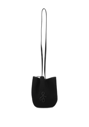 Ruslan Baginskiy drawstring logo bucket bag - Black