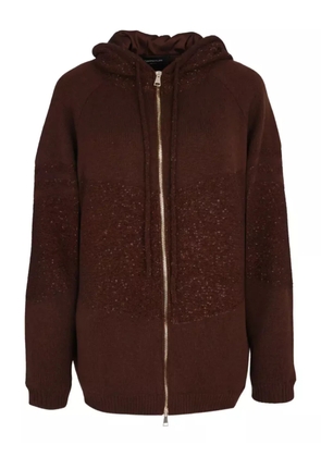 Fabiana Filippi hood cardigan - Red