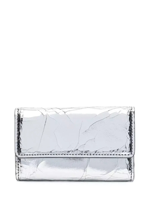 Maison Margiela Broken Mirror leather wallet - Silver