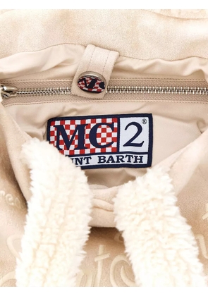 MC2 Saint Barth Colette shearling tote bag - Neutrals