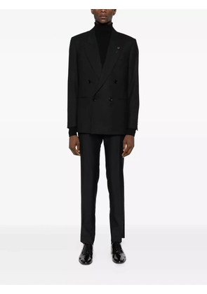 Bruno Manetti fine-knit jumper - Black