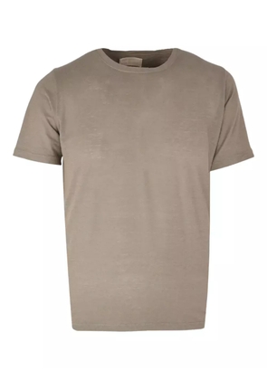 120% Lino round neck T-shirt - Neutrals