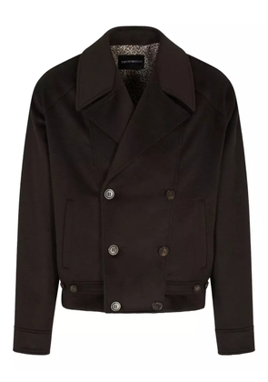 Emporio Armani double-breasted button jacket - Brown