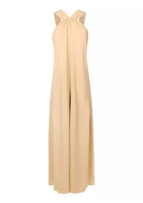 Olympiah sleeveless halterneck maxi dress - Neutrals