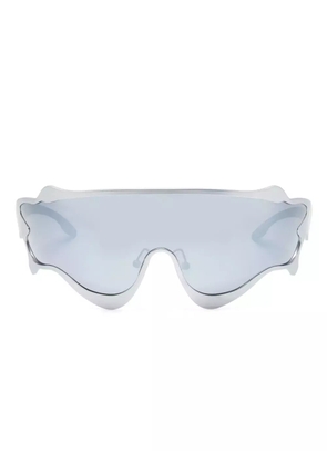Henrik Vibskov Octane shield-frame sunglasses - Silver
