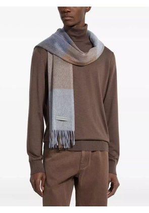 Zegna cashmere scarf - Blue