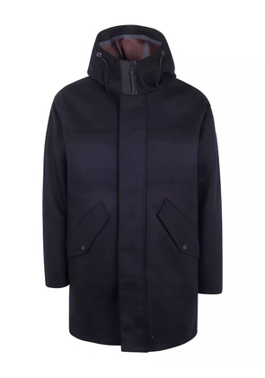 People Of Shibuya hooded coat - Blue