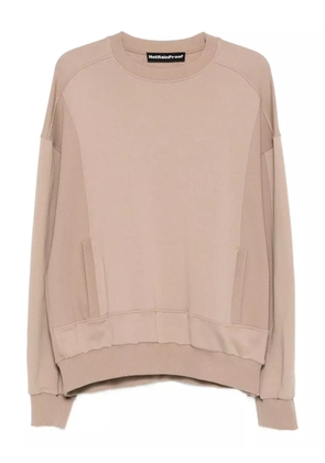 NotRainProof panelled sweatshirt - Neutrals