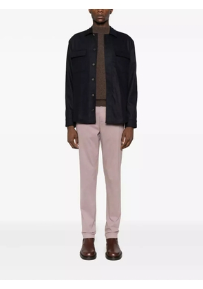 Eleventy chest-pocket shirt jacket - Blue