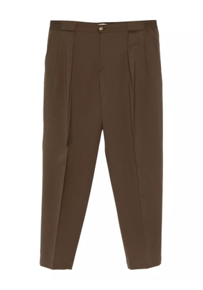Briglia 1949 Portobello pleat-detail trousers - Brown