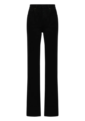 Saint Laurent high-rise straight jeans - Black