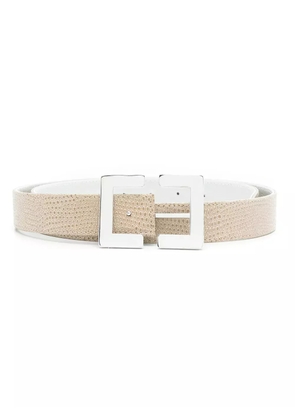 Sarah Chofakian SC reversible belt - White