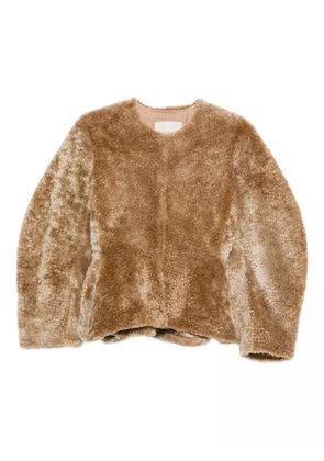 LIBEROWE shearling jacket - Brown