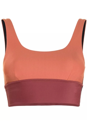 The Upside Murti Daisy two-tone sports bra - Orange