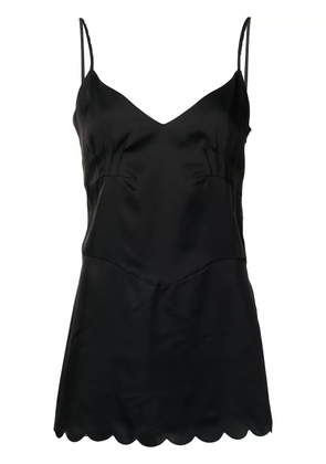 Jil Sander satin V-neck spaghetti-strap top - Blue