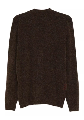 AMARÁNTO V-neck cardigan - Brown