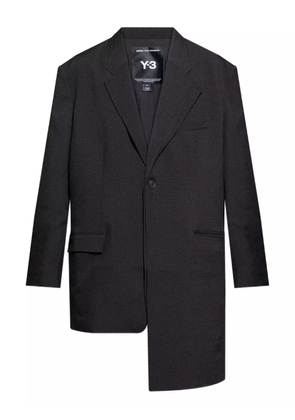 Y-3 asymmetrical single-button blazer - Black
