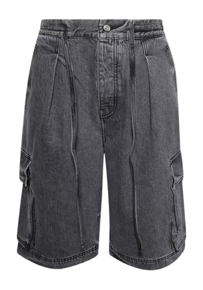 Nahmias drawstring-fastening cargo shorts - Grey