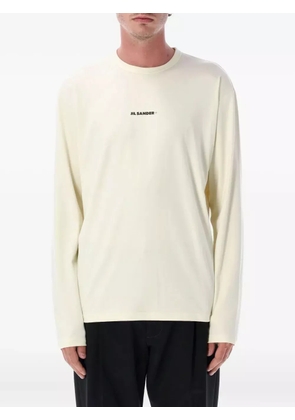 Jil Sander long-sleeve logo t-shirt - White