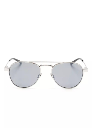 Saint Laurent Eyewear pilot-frame sunglasses - Silver