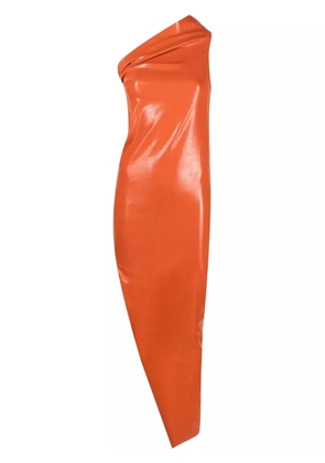 Rick Owens Athena one-shoulder dress - Orange