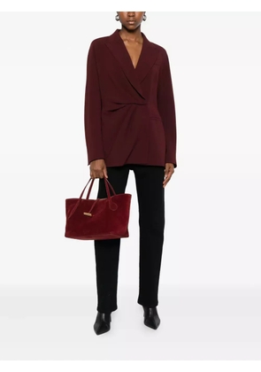 Max Mara twist-detail jacket - Red