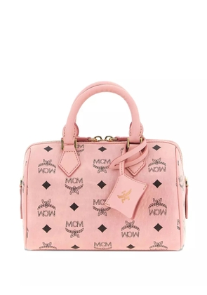 MCM Ella monogram Boston tote bag - Pink
