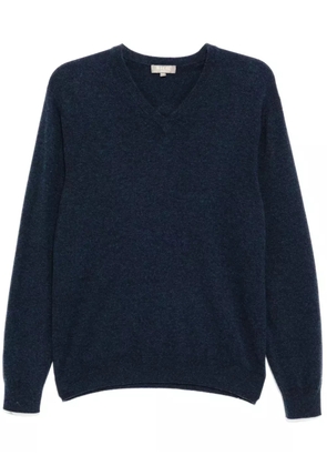 N.Peal Burlington v-neck jumper - Blue