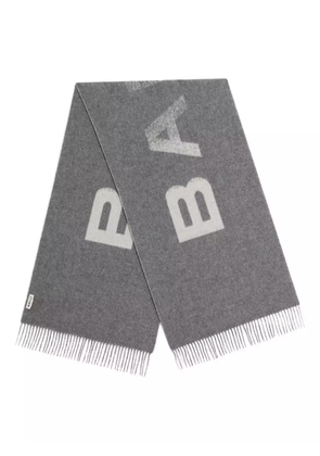 Bally logo-detailing scarf - Grey