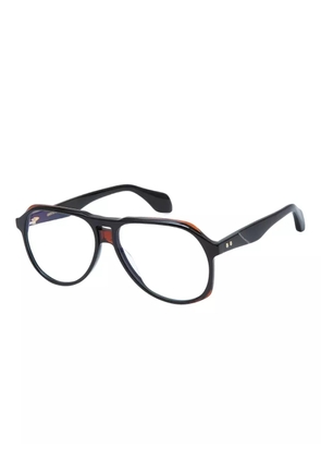 GIGI STUDIOS Revivre 43 pilot-frame glasses - Black