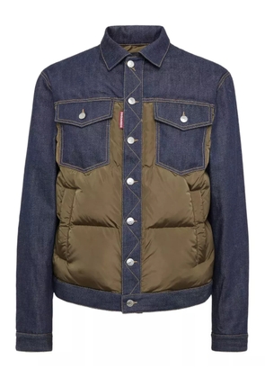 DSQUARED2 Jean padded jacket - Blue