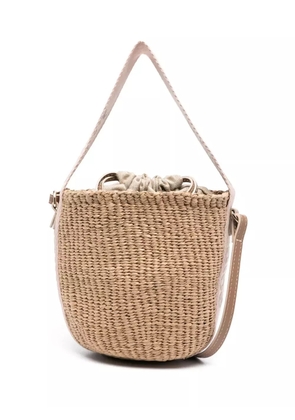 Chloé small Woody bucket bag - Brown