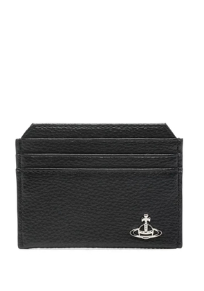 Vivienne Westwood Orb-plaque cardholder - Black