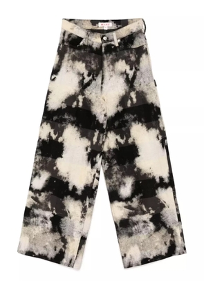 MASU bleached painter pants - Black