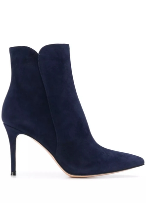 Gianvito Rossi Levy 85mm ankle boots - Blue