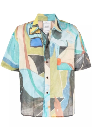 Bethany Williams Sociale bowling shirt - Blue