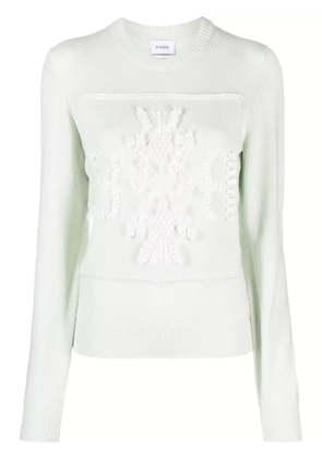Barrie 3D logo cashmere jumper - Green