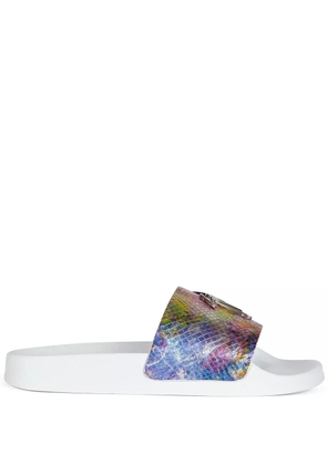 Giuseppe Zanotti Brett python-effect slides - Blue