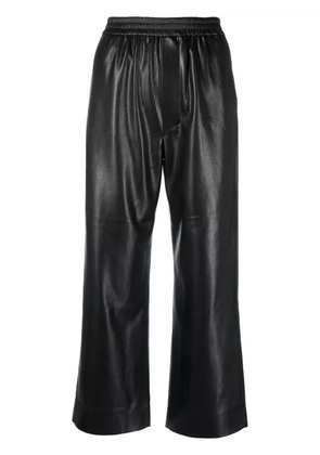 Nanushka cropped straight-leg trousers - Black