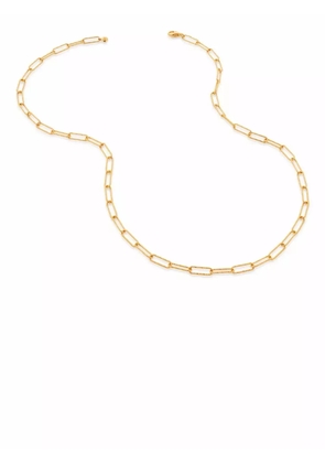 Monica Vinader Alta textured chain necklace - Gold