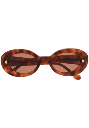 Nanushka Giva tortoiseshell-effect sunglasses - Brown