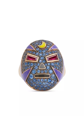 Francesca Villa 18kt rose gold The Mankind multi-stone ring - Pink