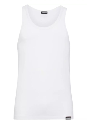 DSQUARED2 stretch-cotton tank top - White